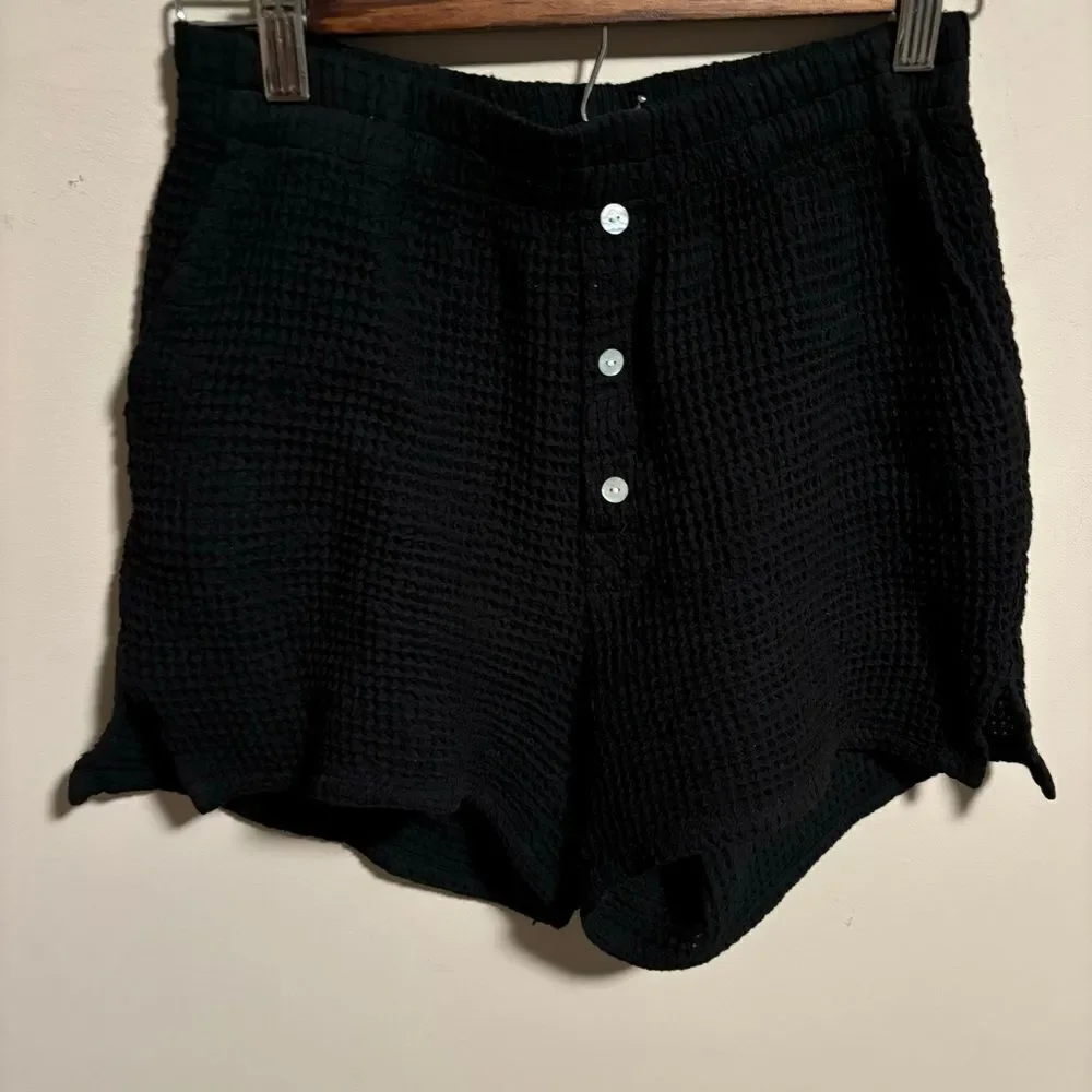 NWOT DONNI. Waffle Henley Short Button- Size XS - Picture 11 of 12